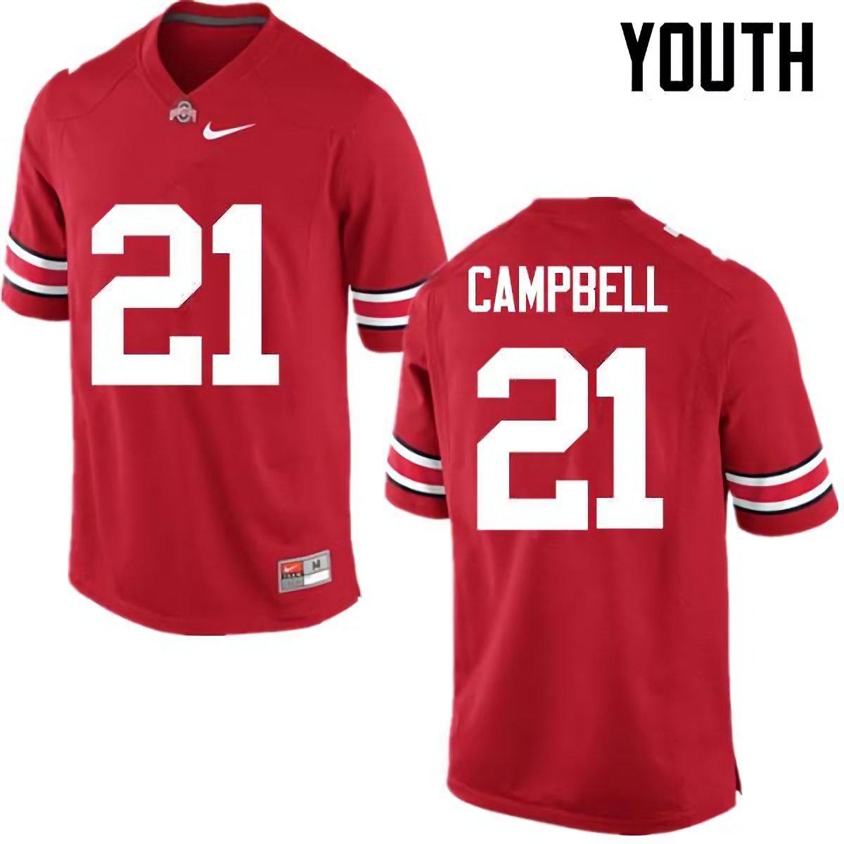 Parris Campbell Ohio State Buckeyes Youth NCAA #21 Nike Red College Stitched Football Jersey BNQ3156IW